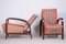 Art Deco Oak Armchairs, 1930s, Set of 2 5