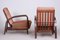 Art Deco Oak Armchairs, 1930s, Set of 2, Image 9