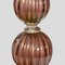 Table Lamps with 3 Sphere Purple and Gold Inclusion, Set of 2 4