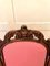 Antique Victorian Carved Walnut Ladies Chair, Image 3