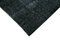 Black Overdyed Large Area Rug, Image 4