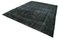 Black Overdyed Large Area Rug, Image 3