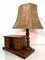 Vintage Wooden Lamp with Mini-Desk, 1970s 7