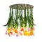 Großer runder Flower Power Tulip Kronleuchter von Vgnewtrend, Italien 1
