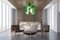 Flower Power Lotus Dichondra Square Chandelier from VGnewtrend, Italy 3
