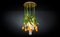 Small Flower Power Tulip Round Chandelier from VGnewtrend, Italy 2