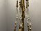 Italian Liberty Bronze Chandelier, 1940s, Image 6