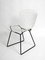 Black and White Wire Chair by Harry Bertoia for Knoll Inc. or Knoll International, 1970s 17