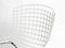 Black and White Wire Chair by Harry Bertoia for Knoll Inc. or Knoll International, 1970s 5