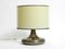 Large Italian Space Age Metal Table Lamp 1