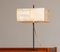 Italienische Minimalistische Italienische Chrom Tisch- oder Schreibtischlampe mit Quadratischem Schirm aus Ziegenleder, 1970er 12
