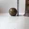 Art Deco Marble Candle Holder and Spherical Paperweight, 1930s, Set of 2 9