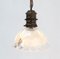 Art Deco Holophane Glass Ceiling Pendant Lamp 2