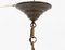 Art Deco Holophane Glass Ceiling Pendant Lamp, Image 11