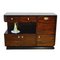 Art Deco Barschrank aus Makassar Furnier 1