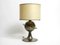 Large Space Age Italian Metal Table Lamp with Fiberglass Shade, 1960s 1