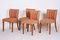 Art Deco Walnut Chairs, Czechoslovakia, 1920s, Set of 4 4
