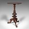 Antique Mahogany Wine Table, 1860s 4