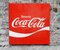 Coca Cola Schild von Smalterie Lombarde, Italien, 1960er 1