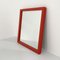Model 4727 Red Frame Mirror by Anna Castelli Ferrieri for Kartell, 1980s 2