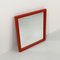 Model 4727 Red Frame Mirror by Anna Castelli Ferrieri for Kartell, 1980s 3