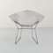 Chromed Diamond Side Chair by Harry Bertoia for Knoll Inc. / Knoll International, 1990s 1