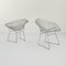 Sedia Diamond cromata di Harry Bertoia per Knoll Inc. / Knoll International, anni '90, Immagine 2