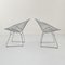 Sedia Diamond cromata di Harry Bertoia per Knoll Inc. / Knoll International, anni '90, Immagine 4