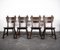 Sedie da pranzo in quercia, anni '60, set di 4, Immagine 1