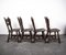 Sedie da pranzo in quercia, anni '60, set di 4, Immagine 4