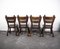 Oak Dining Chairs, 1960s, Set of 4 6