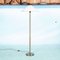 Brass and Glass Floor Lamp, 1970s, Image 1