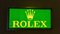 Rolex Light Werbeschild aus Acrylglas & Holz 5