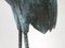 Bronze & Green Patinated Crane Sculptures, 1970s, Set of 2 20