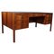 Rosewood Writing Desk by Ole Wanscher for O. Bank Larsen, 1950s 1
