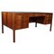 Rosewood Writing Desk by Ole Wanscher for O. Bank Larsen, 1950s, Image 1