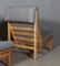 Danish Rag Lounge Chair in Pine and Fabric by Bernt Petersen 7