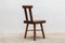 Brutalist Solid Wood Chairs, 1950s, Set of 6 5