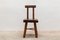 Brutalist Solid Wood Chairs, 1950s, Set of 6 2