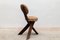 Sculptural Side Chair from Audoux, Minet, France 4
