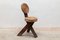 Sculptural Side Chair from Audoux, Minet, France 2