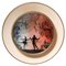 Shadow Dancers Reverse Glass Painting Wall Light, France, 1950s, Image 1
