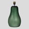 Olive Green Pear Shaped Battuto Table Lamps, Set of 2 4
