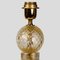 Tischlampen aus geblasenem Murano Glas in Klar und Gold, 2er Set 2