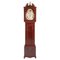 Antique George III Mahogany Inlaid Eight Day Grandfather Clock 1