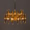 Large Mid-Century Italian Chandelier in Brass and Crystals by Gaetano Sciolari, 1960s or 1970s 4