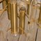 Large Mid-Century Italian Chandelier in Brass and Crystals by Gaetano Sciolari, 1960s or 1970s 8