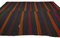 Tapis Kilim Rayé Mid-Century Moderne, Turquie 5