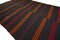 Tapis Kilim Rayé Mid-Century Moderne, Turquie 3