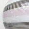 Italian Murano Glass Sphere Pendant Lamp with Pink Concentric Motif, 1980s, Image 6